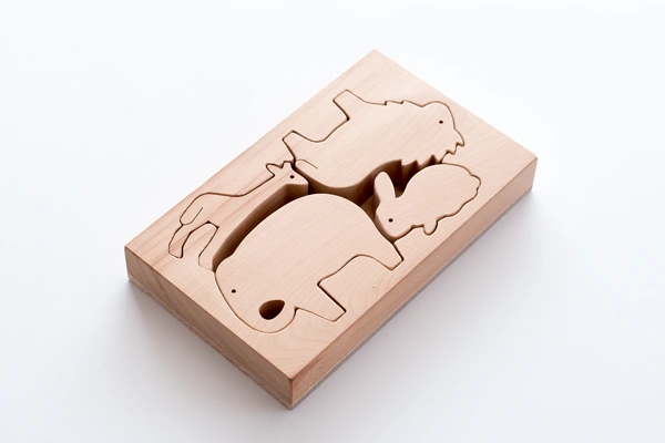 木のZOOパズル　ぞうさんセット
